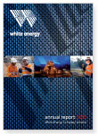 Cover - White Energy 2010 Annual Report